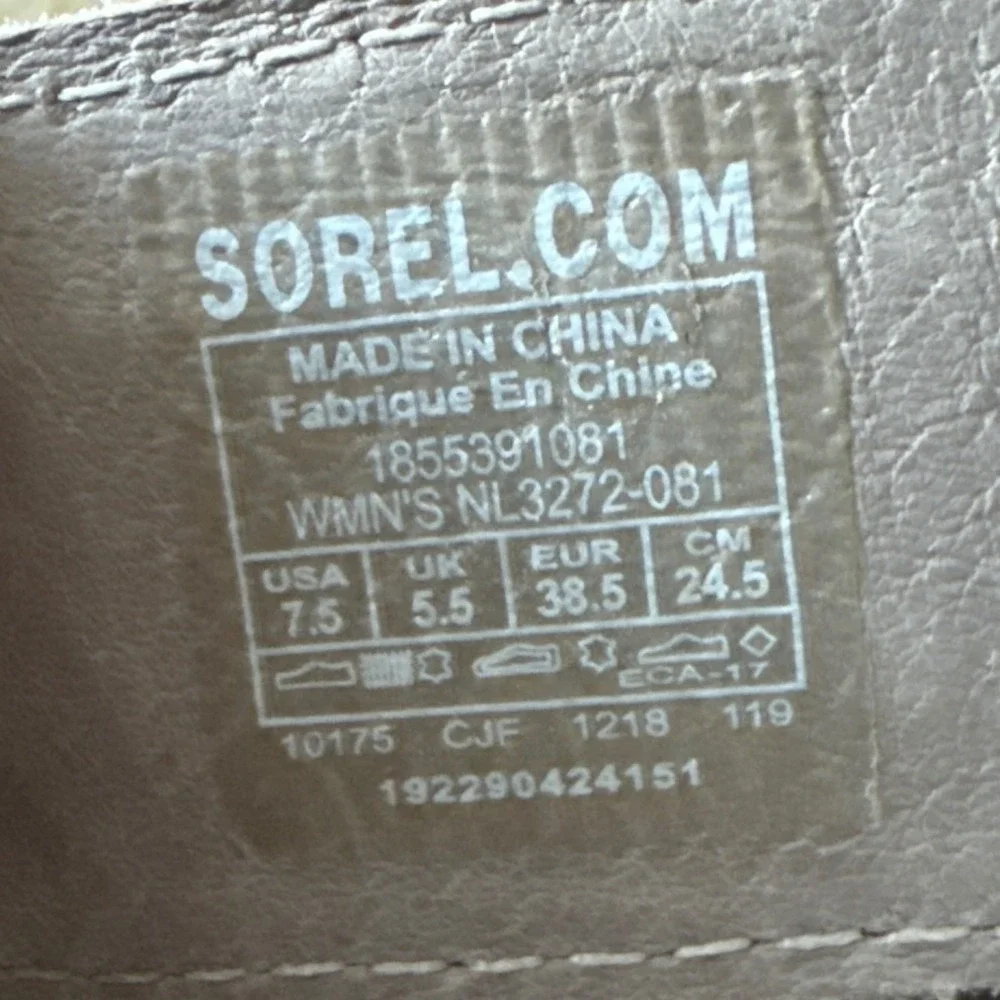 Sorel Joanie II Lace Up Wedge Sandals Ash Gray Sz 7.5 Suede Leather Open Toe